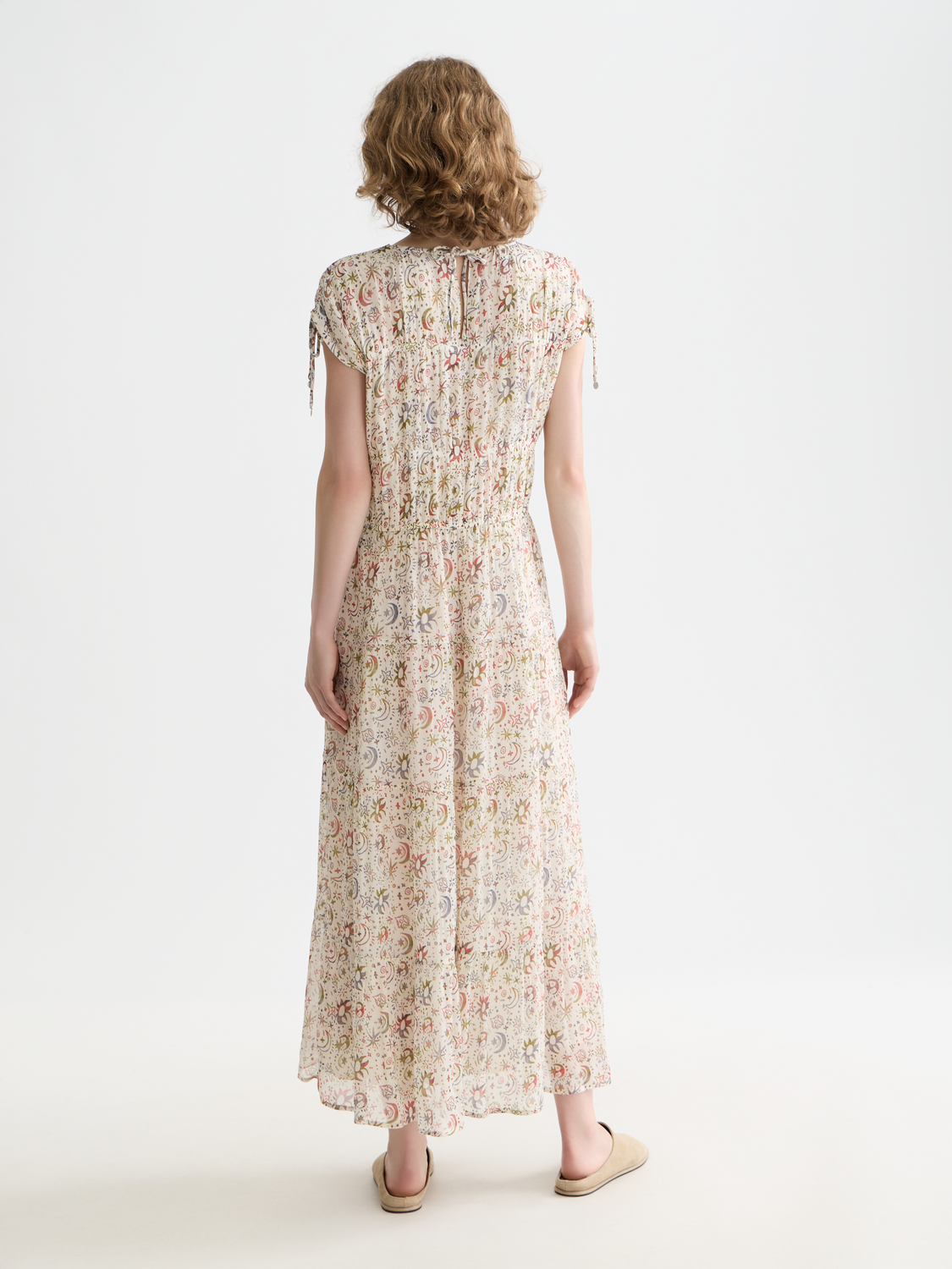 Gathered midi dress - Scotch & Soda AU