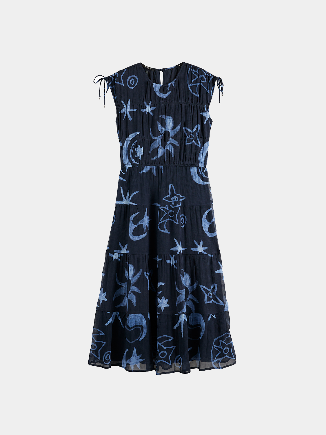 Gathered midi dress - Scotch & Soda AU