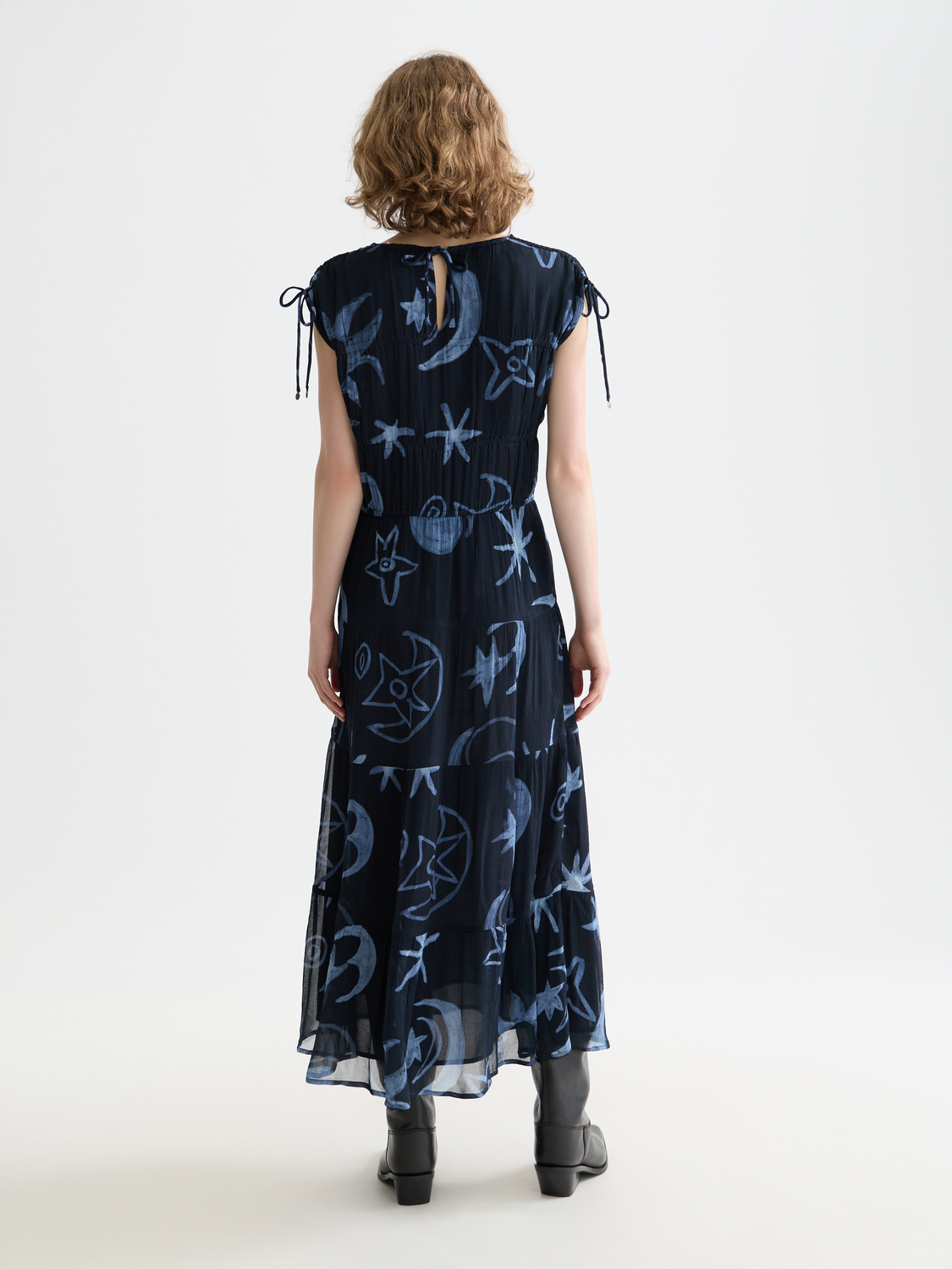 Gathered midi dress - Scotch & Soda AU