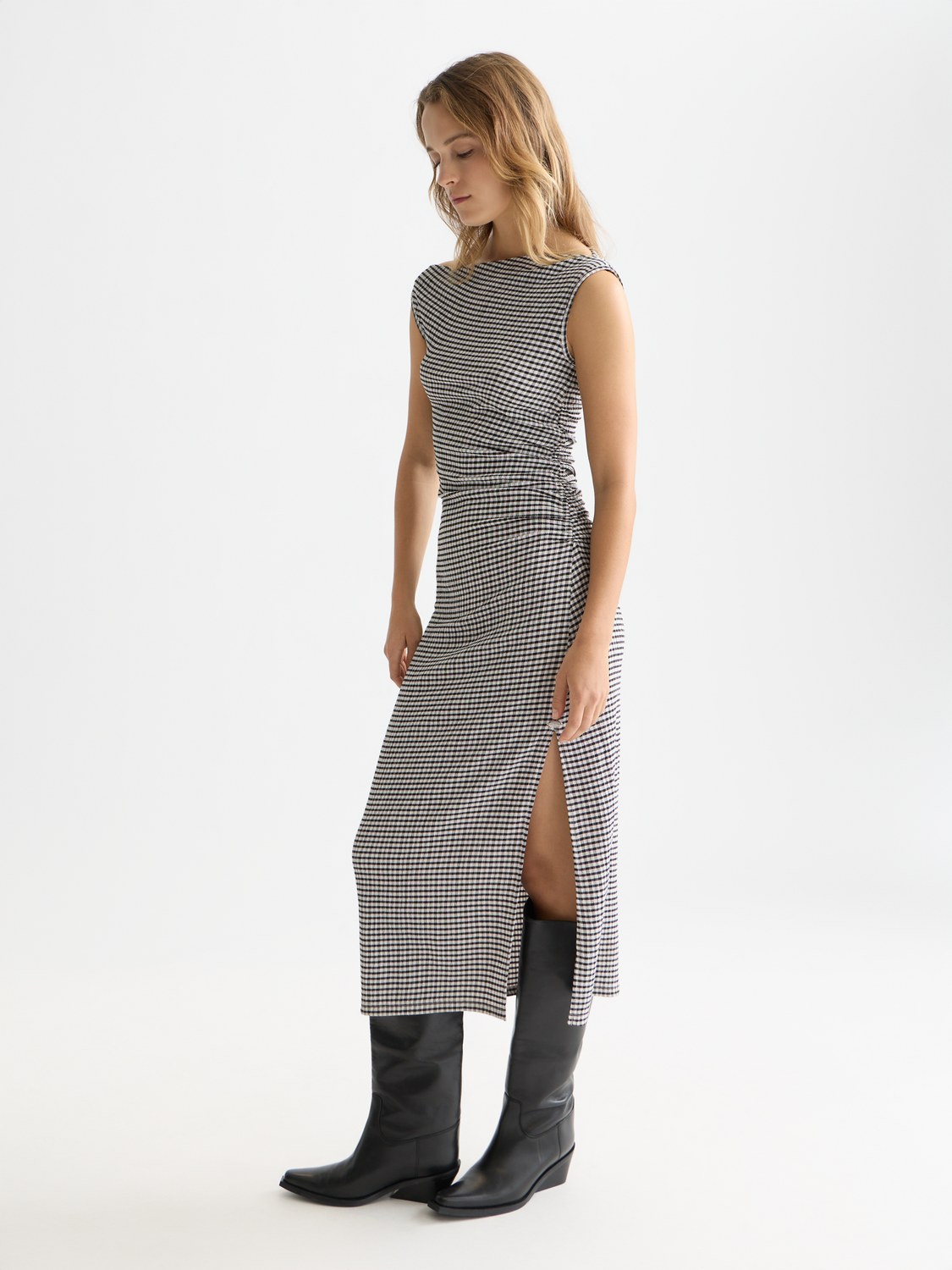 Gingham midi dress - Scotch & Soda AU