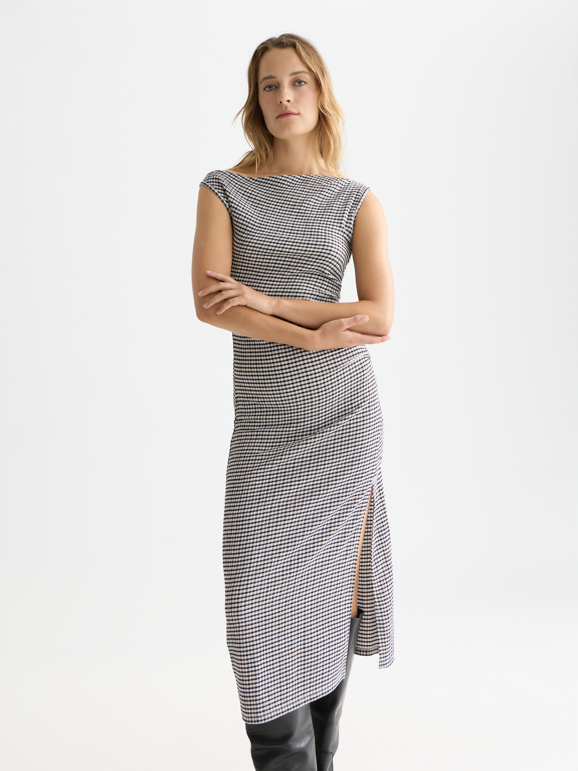 Gingham midi dress - Scotch & Soda AU