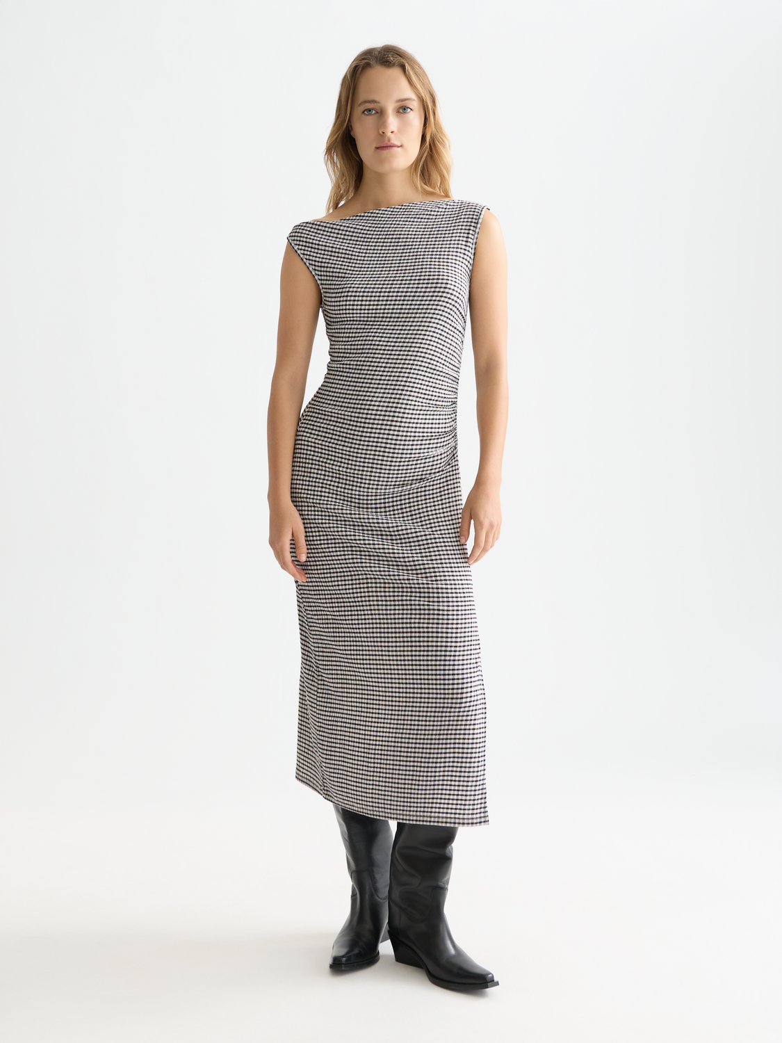 Gingham midi dress - Scotch & Soda AU