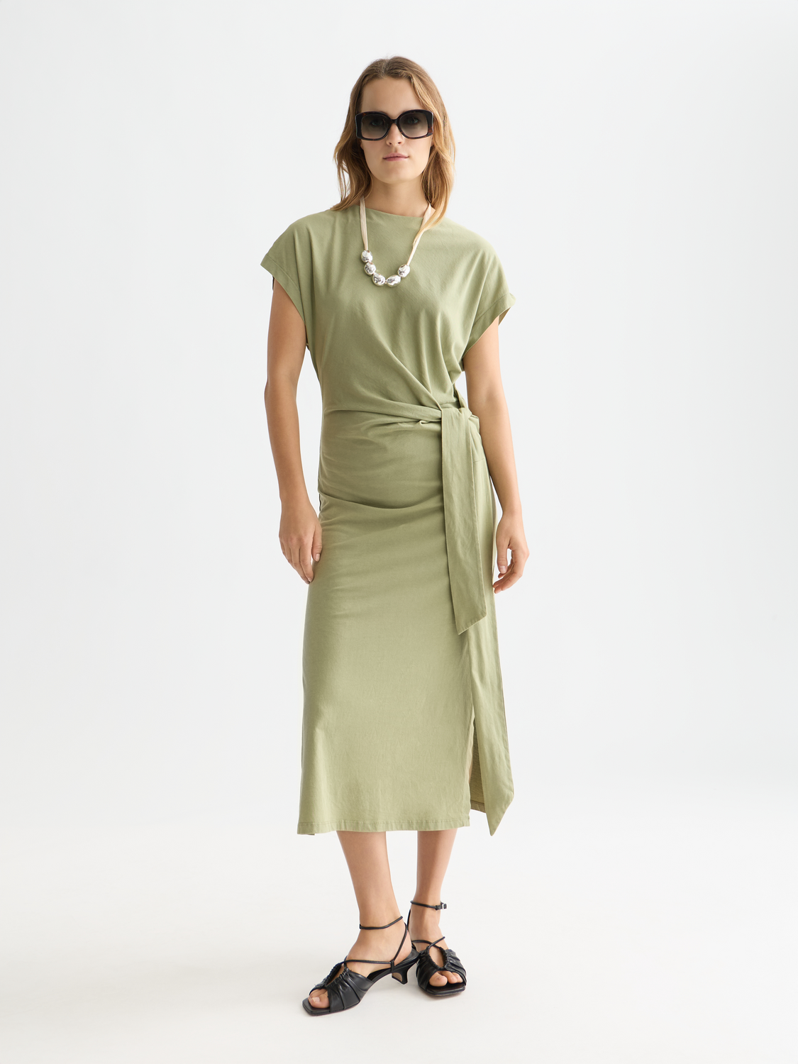 Knotted midi dress - Scotch & Soda AU