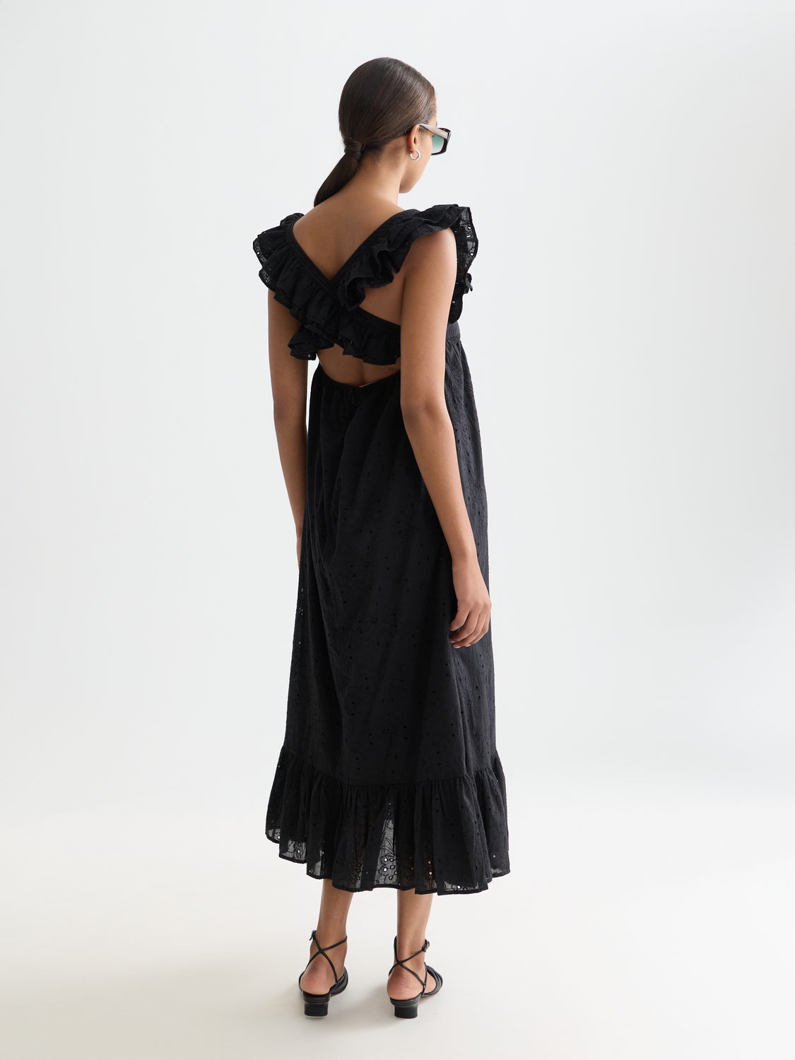 Broderie anglaise maxi dress - Scotch & Soda AU