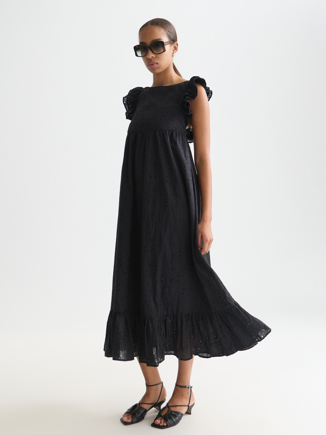 Broderie anglaise maxi dress - Scotch & Soda AU