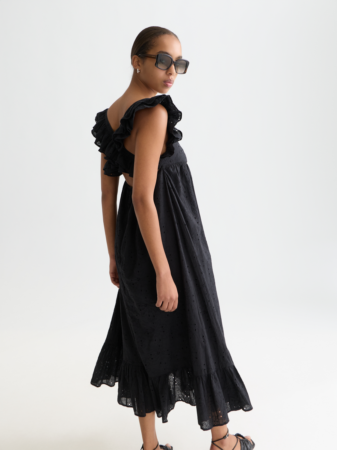 Broderie anglaise maxi dress - Scotch & Soda AU