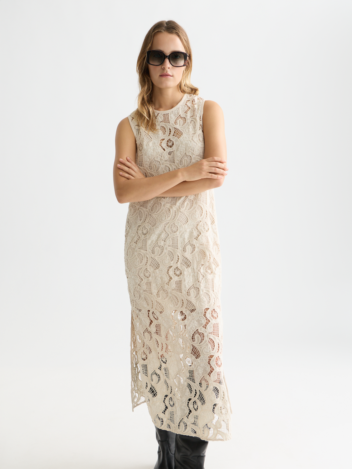 Embroidered midi dress - Scotch & Soda AU