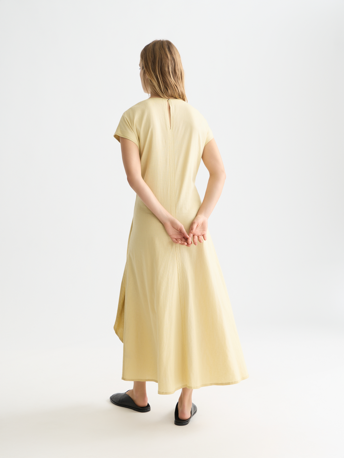 Linen blend tie dress - Scotch & Soda AU