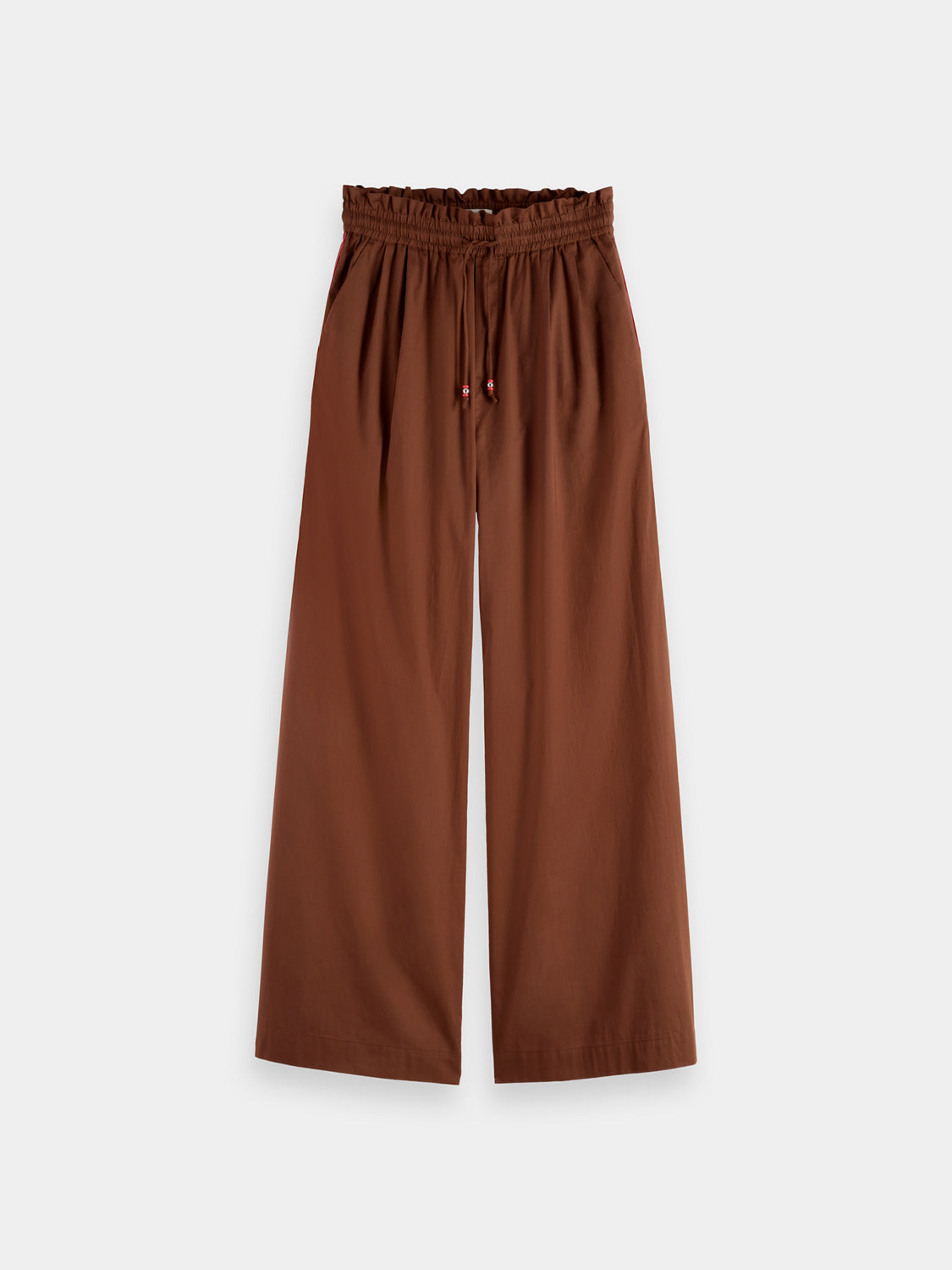 Cotton voile wide fit pants - Scotch & Soda AU