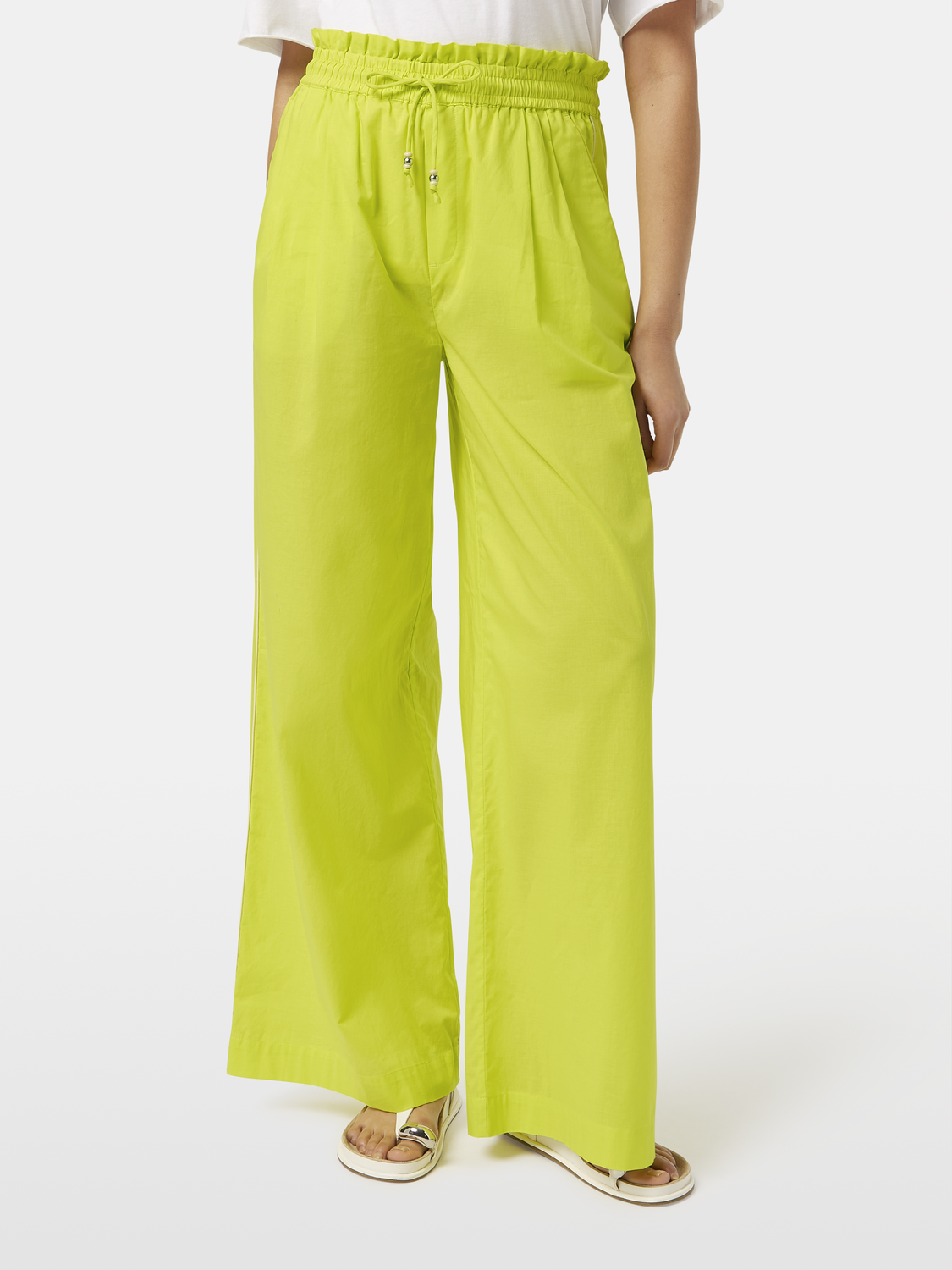 Cotton voile wide fit pants - Scotch & Soda AU