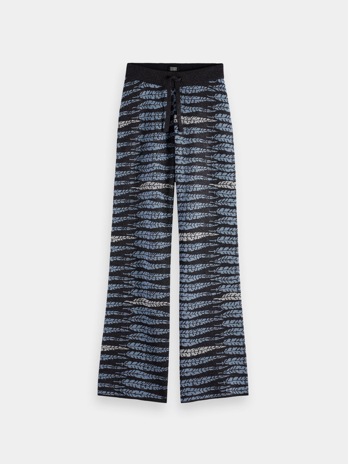 Lurex jacquard trousers - Scotch & Soda AU