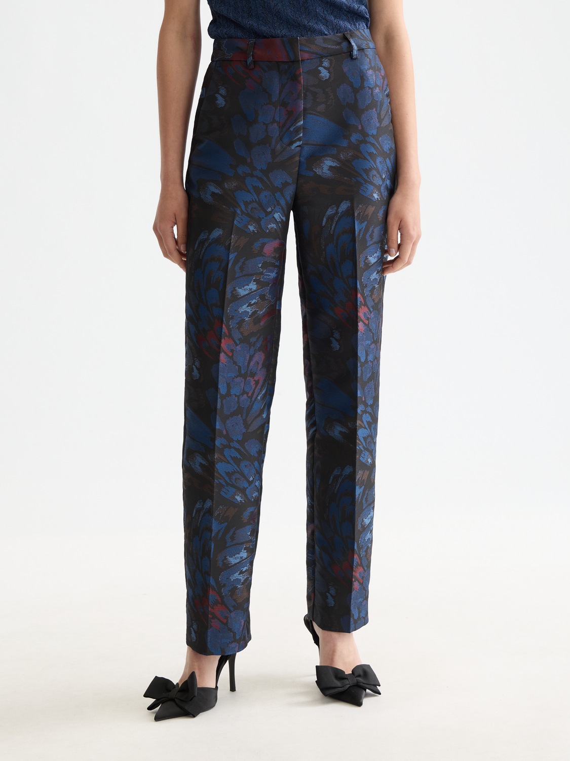 Ripple jacquard pants - Scotch & Soda AU