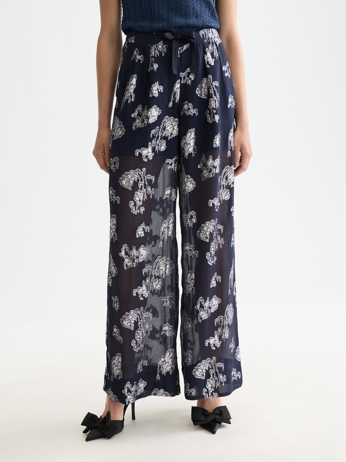 Eleni wide fit pants - Scotch & Soda AU