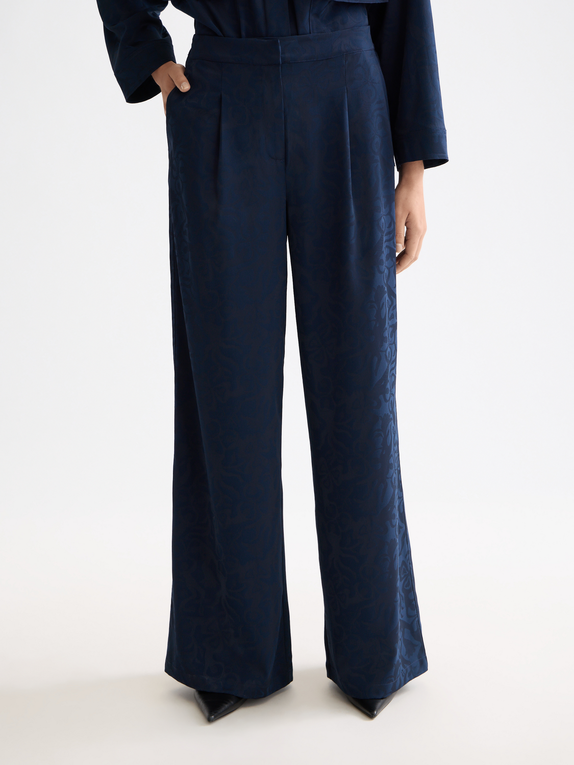 Eleni wide fit pants - Scotch & Soda AU