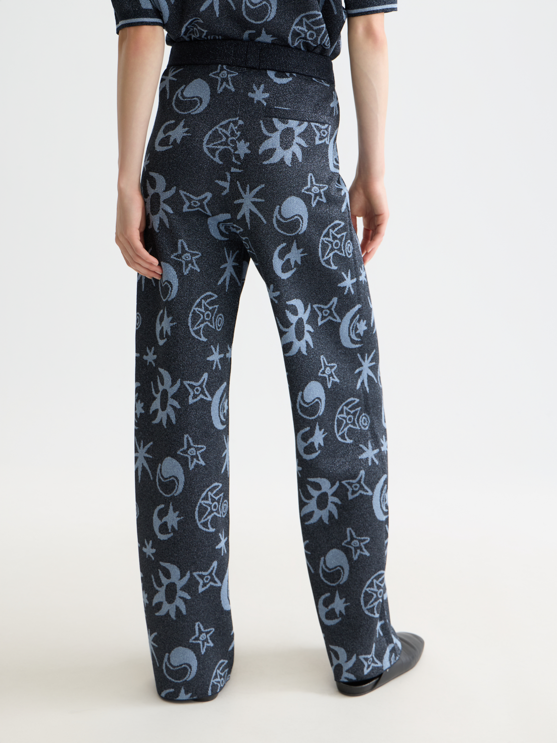 Jacquard knitted trousers - Scotch & Soda AU