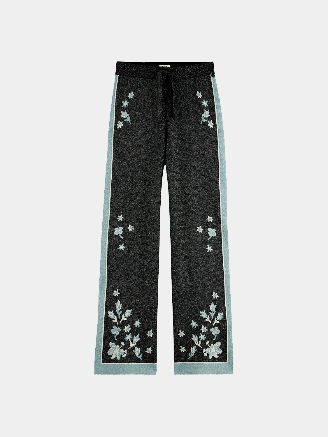 Jacquard knitted trousers - Scotch & Soda AU