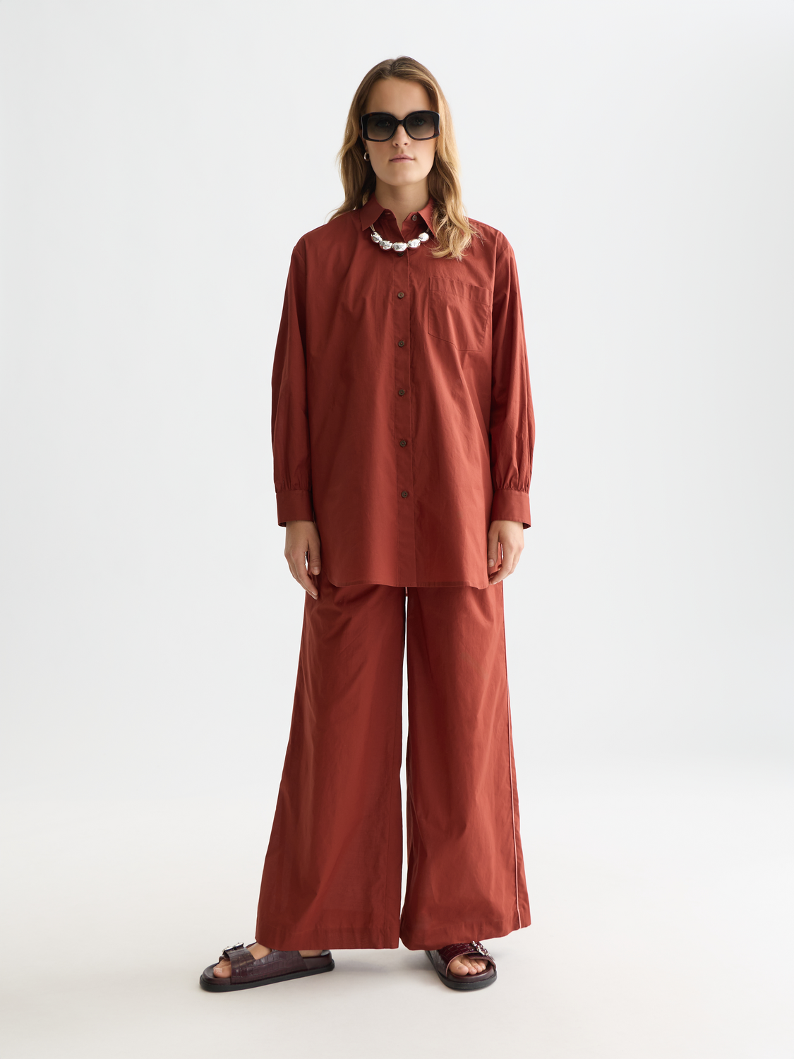 Eleni wide fit pants - Scotch & Soda AU