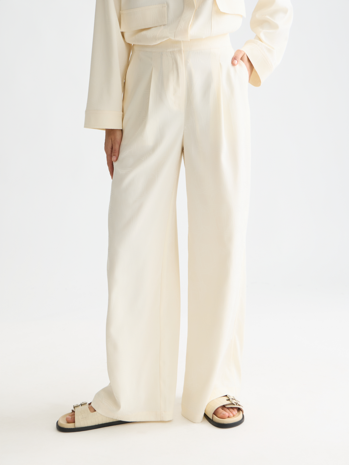 Eleni wide fit pants - Scotch & Soda AU