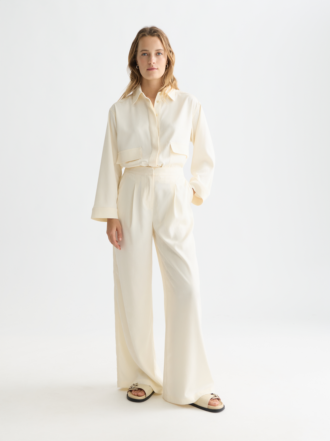 Eleni wide fit pants - Scotch & Soda AU