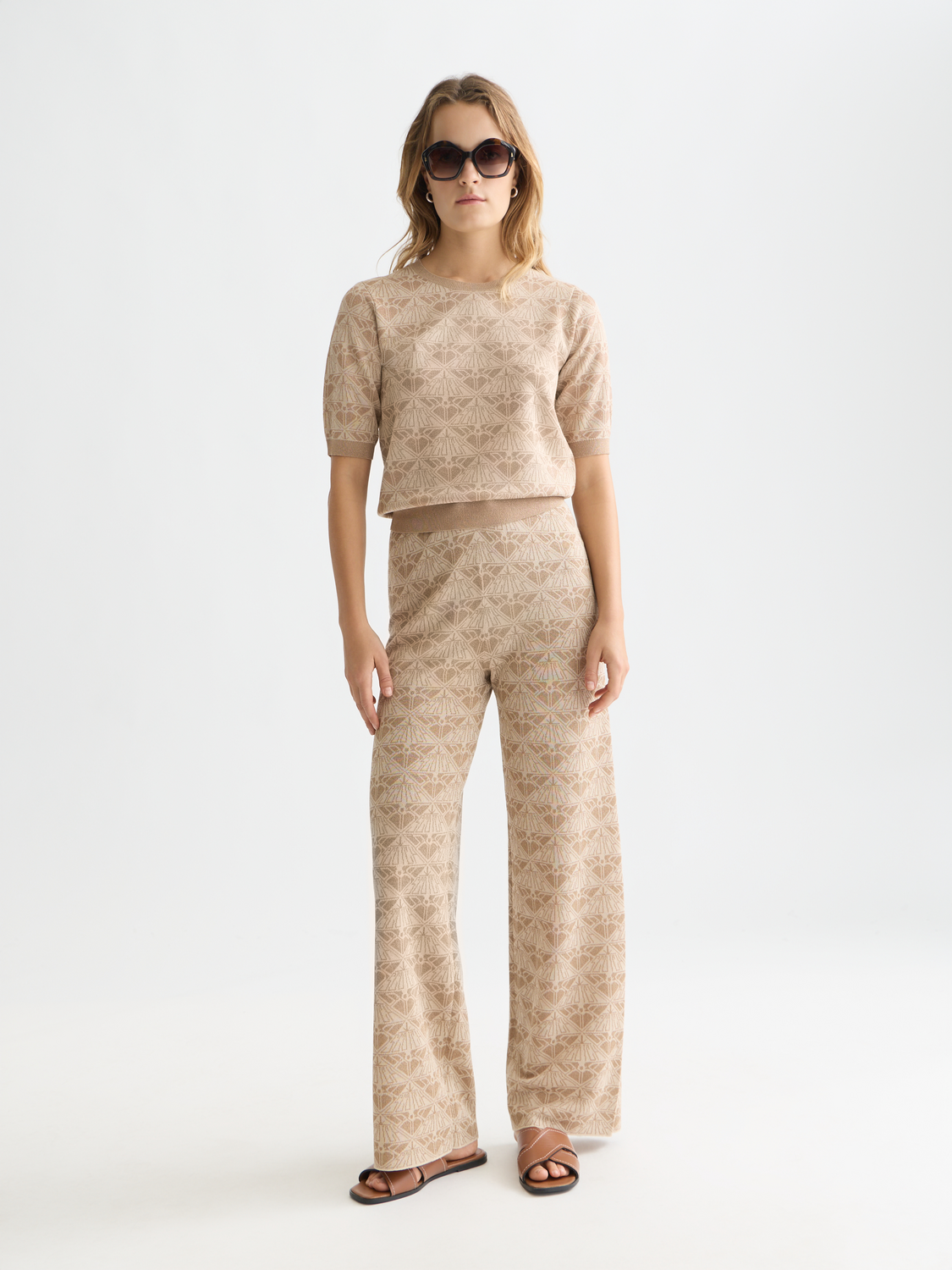 Jacquard knitted pants - Scotch & Soda AU