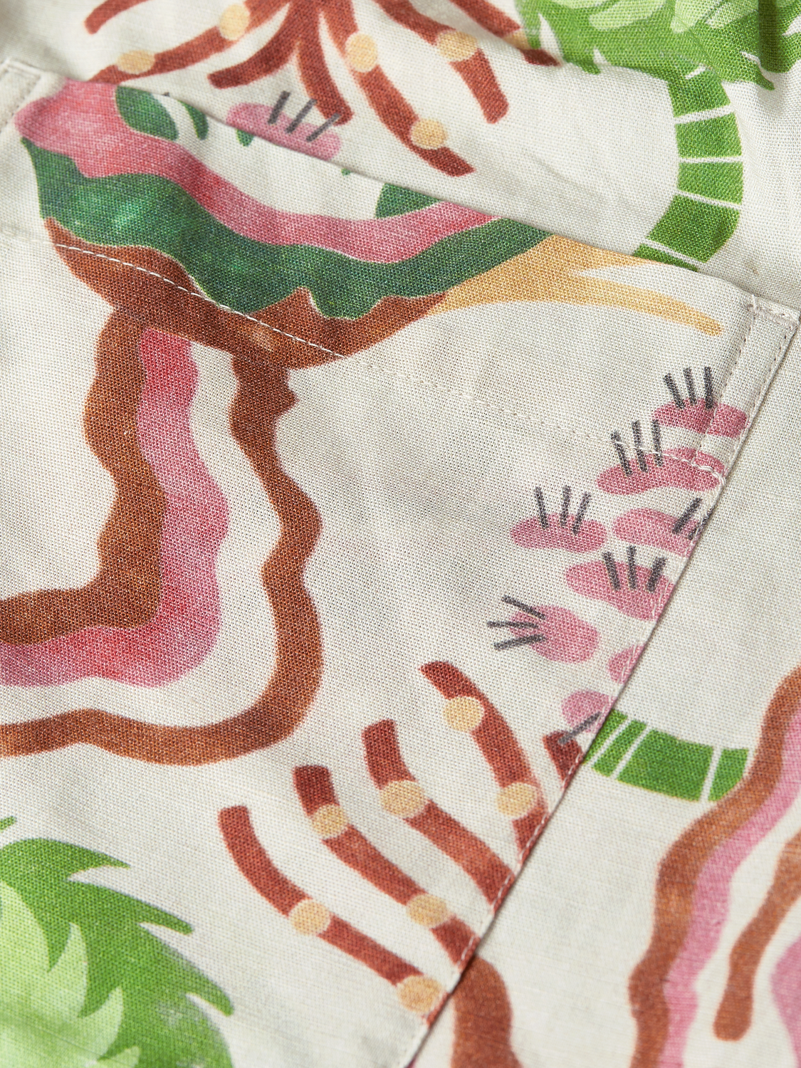 Cotton-linen shorts - Scotch & Soda AU