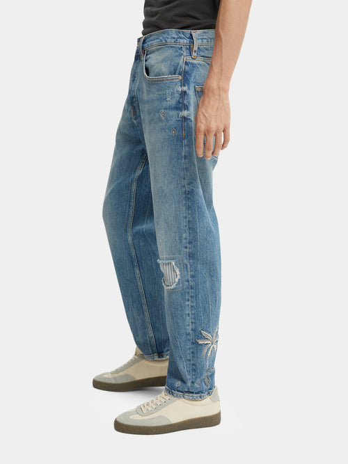 Dean loose-tapered fit jeans - Free The Blauw Repair - Scotch & Soda AU