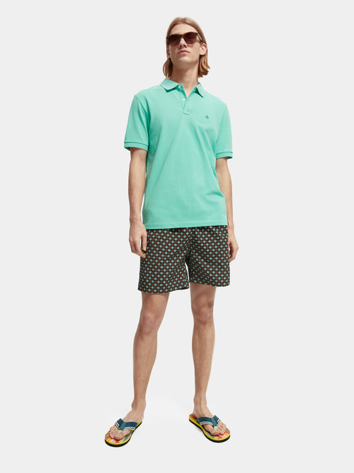 Mid-length printed swim shorts - Scotch & Soda AU