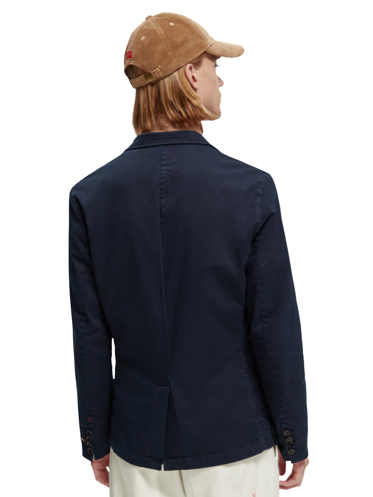 Structured garment dyed cotton-blend blazer - Scotch & Soda AU