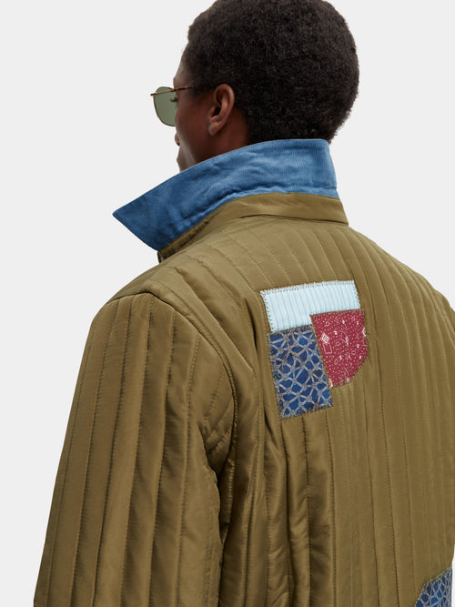 Quilted patched jacket - Scotch & Soda AU