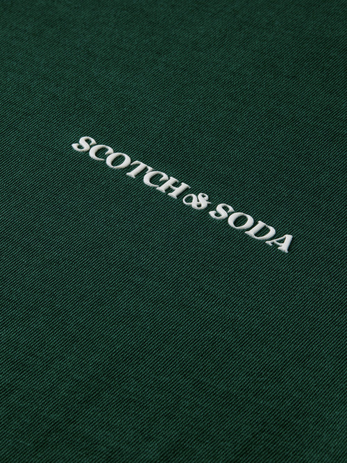 Unisex organic cotton crewneck T-shirt - Scotch & Soda AU