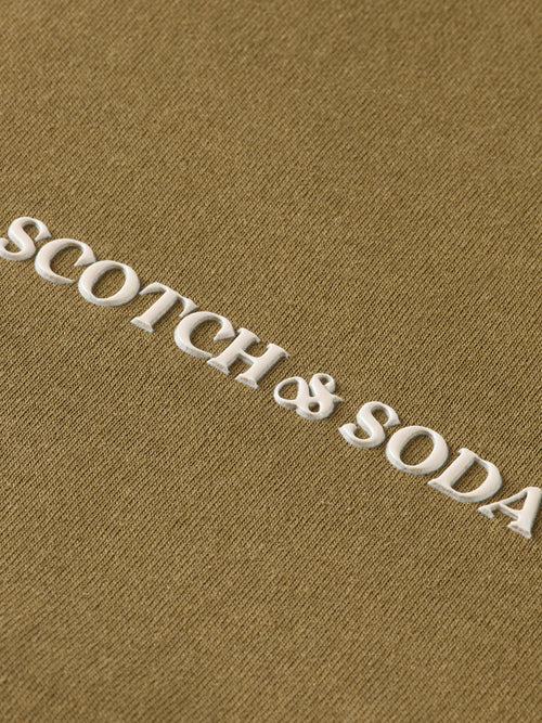 Unisex long-sleeved organic cotton T-shirt - Scotch & Soda AU