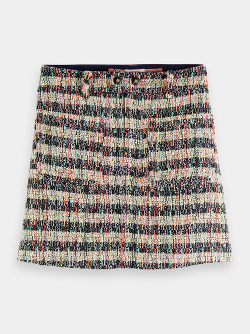 Short tweed skirt - Scotch & Soda AU