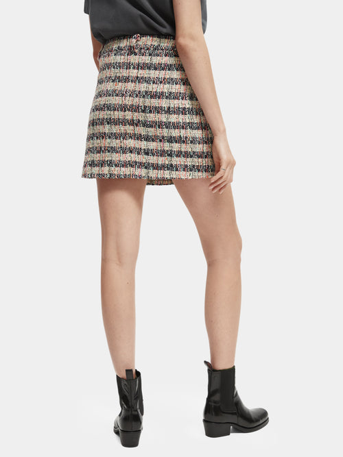 Short tweed skirt - Scotch & Soda AU