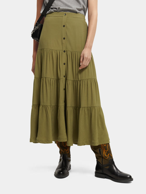 Button up maxi skirt Clearance