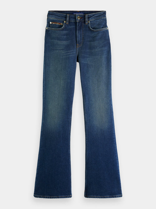 The Charm flared organic cotton jeans - Scotch & Soda AU
