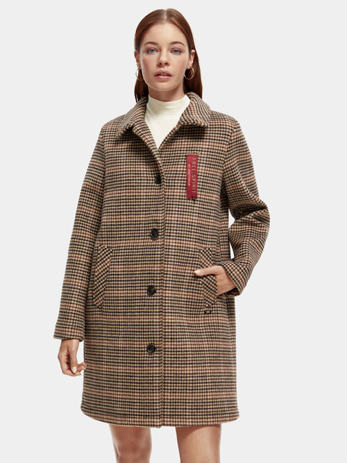 Scotch & Soda Tailored Wool-blend Double breasted coat Women