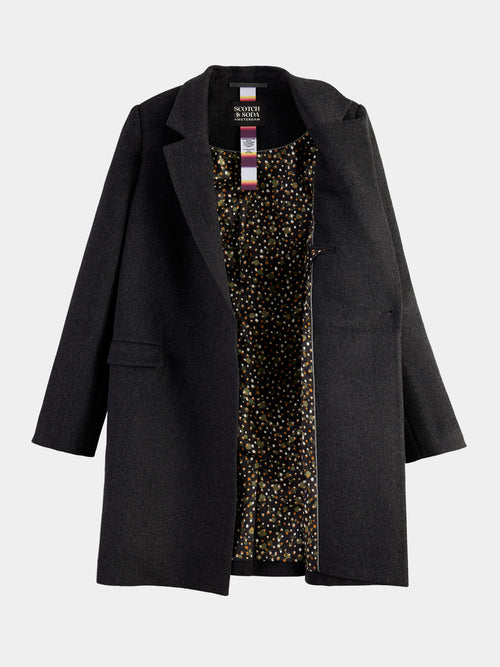 Scotch & Soda Tailored Wool-blend Double breasted coat Women