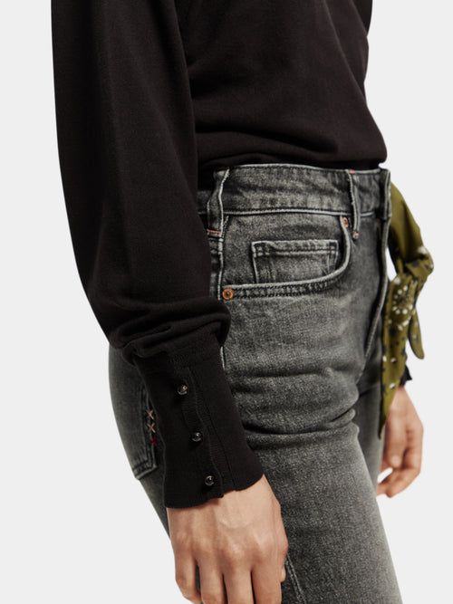 Relaxed fit turtleneck sweater - Scotch & Soda AU