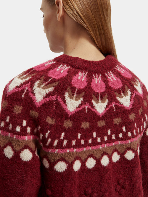 Cable knit Fair Isle sweater – Scotch & Soda AU