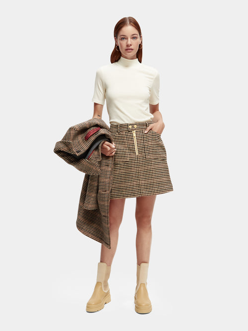 Checked mini skirt - Scotch & Soda AU