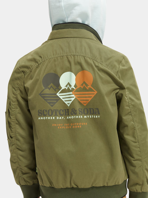 Lightweight bomber jacket - Scotch & Soda AU