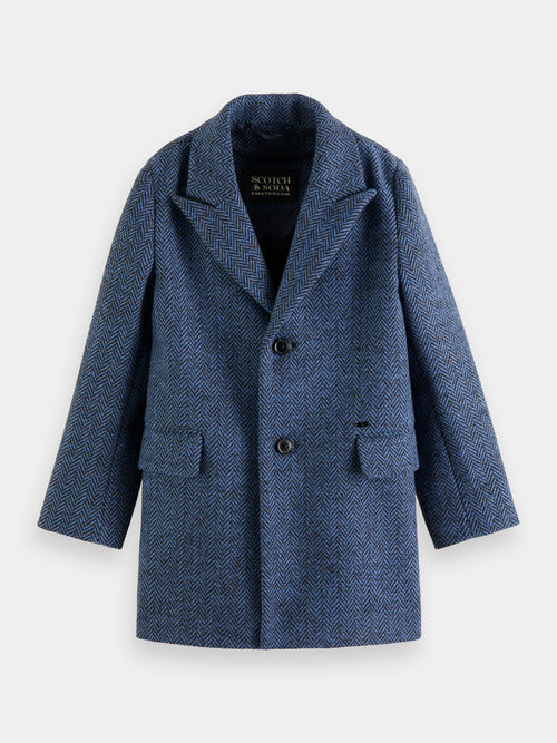 Gentlemen coat with detachable inner hood - Scotch & Soda AU