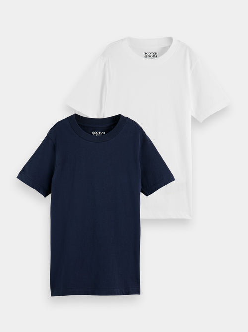Seasonal Essentials Duo pack Cotton In Conversion T-shirt - Scotch & Soda AU
