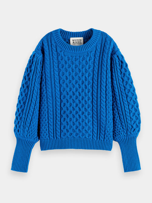 Chunky cable-knit sweater - Scotch & Soda AU