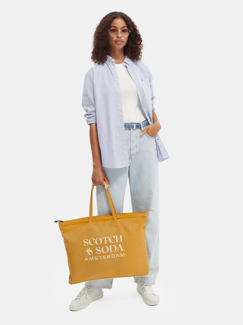 The Centraal unisex foldaway tote bag - Scotch & Soda AU